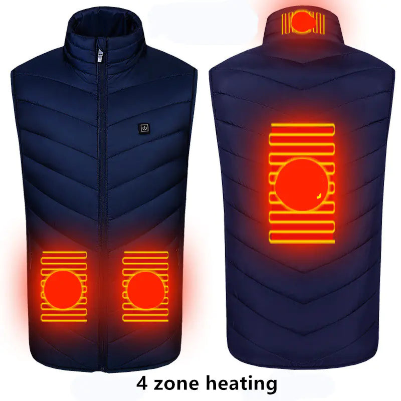 Heated Cotton Vest - Thermal Heating Vest